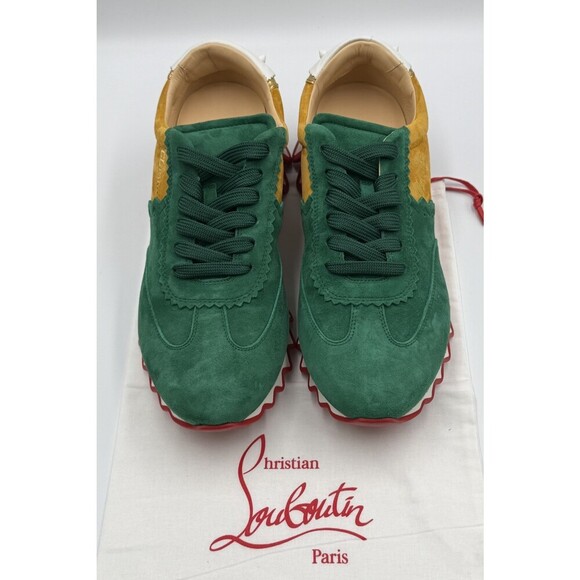 AUTHENTIC Christian Louboutin Loubishark Men\'s Suede Size 45.5 EU, 12.5 US NEW main image 6